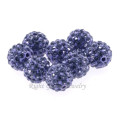 Best Quality DIY 6MM 8MM 10MM Pink Clay Paved Shamballa Loose Bead